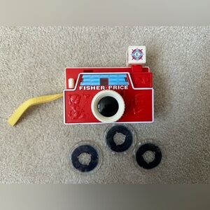 Fisher-Price Red and Blue Toy Camera
